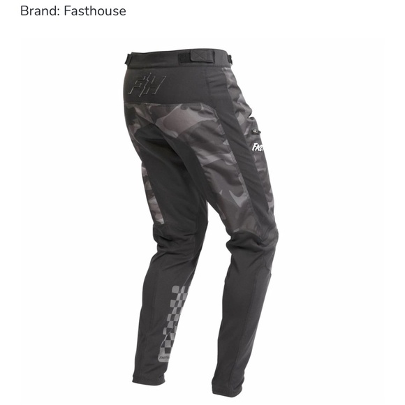 NWT- Fast House Fastline 2.0 Black/camo pant size 28 - Picture 3 of 5